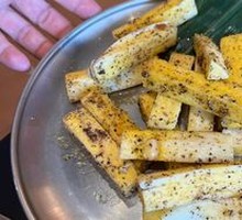Grilled Black Pepper King Oyster Mushroom