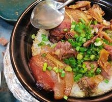 Cured Sausage and Duck Clay Pot Rice