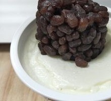 Red Bean Double-Layer Milk Pudding
