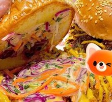 Spicy Braised Chicken Leg Burger
