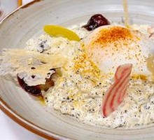 Truffle Mushroom Foie Gras Risotto