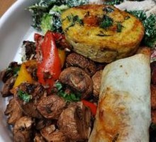 Kale Chicken Caesar Salad