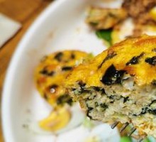 Tofu Spinach Water Chestnut Shrimp Cake