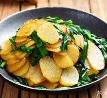 Leek and Potato Shreds