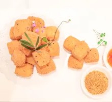 Crispy Tofu with Golden Sand Sauce