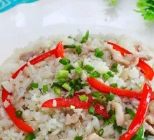 青椒肉丝炒饭