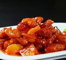 Apple Sweet and Sour Pork