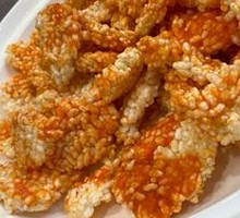 Salted Egg Yolk Baked Rice Crackers