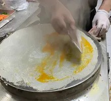 Golden Crispy Chicken Pancake