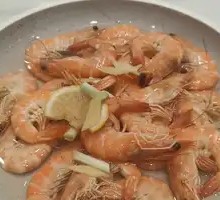 Boiled Shrimp in Salt Water