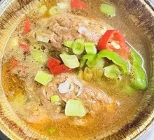 Steamed Pig Brain in Aluminum Foil