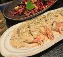 Creamy Mushroom Shrimp