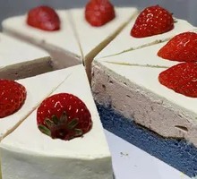 Strawberry Basque Cake