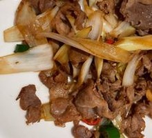 Scallion Stir-Fried Lamb