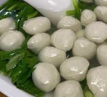 Spinach Fish Ball Soup