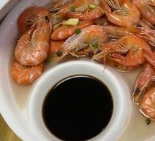 Boiled Shrimp in Salt Water