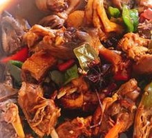 Braised麻Duck in Brown Sauce