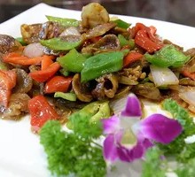 Sausage and Green Pepper Rice Bowl