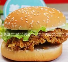 Beef Sauce Spicy Chicken Burger