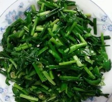 Stir-Fried Leeks