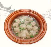 Pork Rib Stewed with Meat Balls