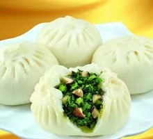 Mushroom and Greens Dumpling