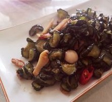 Cucumber Stir-Fried with Shredded Pork