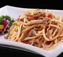 Bamboo Shoots with Pork Strips