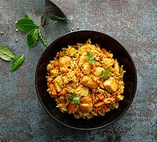 Soy Sauce Chicken Fried Rice