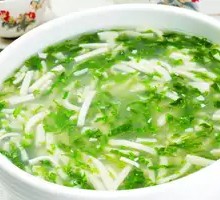 Sheep's Sorrel Tofu Soup