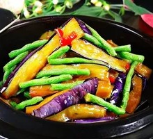 Stewed Eggplant with Green Beans