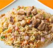 Pork Rib Fried Rice with Egg