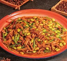 Pickled Vegetable and Bean Stir-fry with Pork Strips