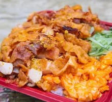 Tomato Crispy Chicken Rice