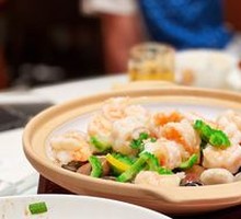 Flame Shrimp with Rainflower Stones