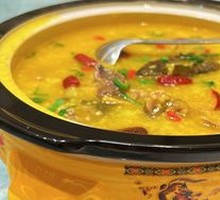 Golden Soup Simmered Softshell Turtle with Millet
