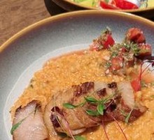 Pork Neck Meat Tomato Sauce Rice