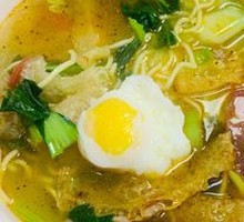 Six Fresh Pig's Intestine Noodle Soup