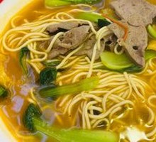 Pig's Liver Noodles with Pig's Skin
