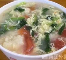 Tomato Noodle Dumpling Soup