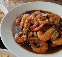 Stewed Large Shrimp