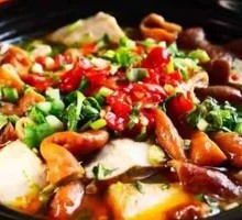 Stinky Tofu and Intestine Stew