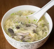 Bamboo Mushroom and Egg Soup