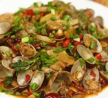 Large Clams Stir-fry