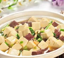 Duck Blood with Tofu
