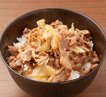 Braised Beef and Enoki Rice Bowl