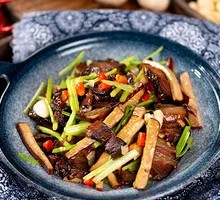 Fried Tofu with Preserved Meat