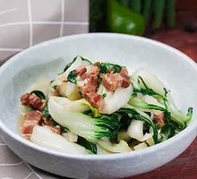 Oil渣 Stir-fried Bok Choy