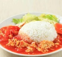 Tomato and Egg Rice