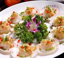 Steamed Scallops with Garlic and Vermicelli